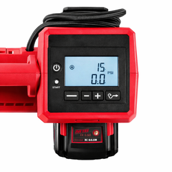 סט משאבת אוויר לניפוח צמיגים עם זוג סוללות 5.0AH מטען ותיק נשיאה