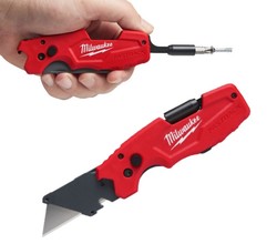 סכין מילווקי טרפז מתקפלת מסדרת fastback + מוביל רבע 6 ב-1