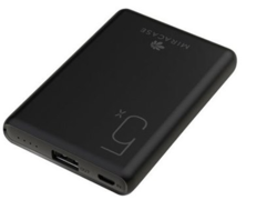 מטען נייד בנפח 5000mAh בצבע לבן / שחור