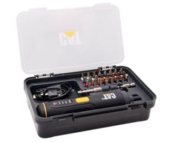 מברגון נטען 3.6V עם 24 אביזרים במארז פלסטיק