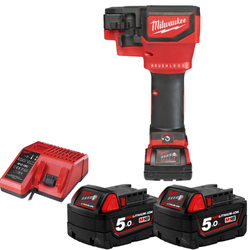 חותך מוטות הברגה 18V + שתי סוללות 5AH 