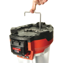 פנס LED רדיוס נטען 18V + סוללה 5.0AH