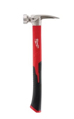 פטיש תפסנים 19OZ מילווקי עם מגנט וידית אגרונומית מפירבלגס