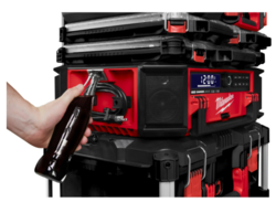 מערכת שמע נטענת 18V + שתי סוללות 5.0AH