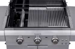 גריל גז 3 מבערים מנירוסטה בעל טכנויולגיה מיוחדת