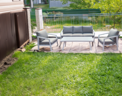 סט אלומיניום 4 חלקים צבע לבן 