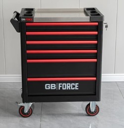 עגלת כלים מאובזרת 6 מגירות 290 חלקים