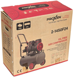 מדחס אוויר שקט ללא שמן 24 ליטר