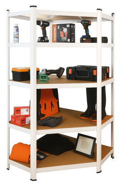 כוננית פינתית מודולרית 180X90X120 סמ עד 175 קג