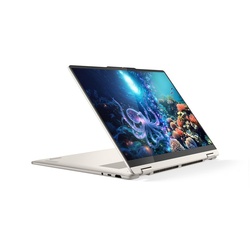 מחשב נייד LENOVO הברידי 2 ב-1 מסך מגע 16 זיכרון 16GB RAM אחסון 1TB כסוף