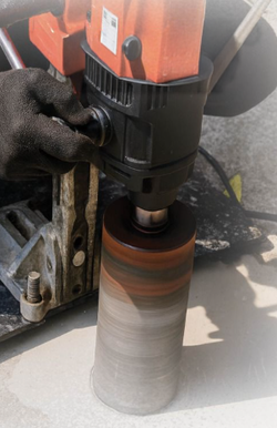 מכונת קידוח יהלום 200 ממ / 8