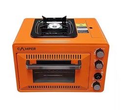 תנור גז עם כירה רב רב תכליתי בצבע כתום