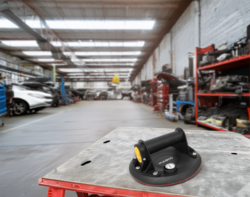 ונטוזה להרמת זכוכית ראש בודד 190 קג + משאבת ואקום חשמלית נטענת