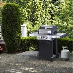 מנגל גז נירוסטה 2+1 להבות