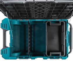 ארגז אחסון נייד מודולרי בסיס עם גלגלים