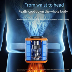 מאוורר טקטי אישי לחיילים, מטיילים ולפעילות שטח – 5 דרגות עוצמה