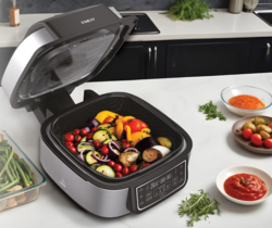 מאסטר גריל חשמלי -לאפיה, צליה וטיגון ללא עשן