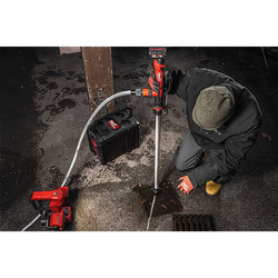  סט משאבת מים מקל נטענת עם זוג סוללות 5.0AH מטען ותיק נשיאה