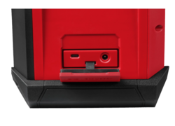 סט רמקול בלוטוס רדיו נטען 18V עם זוג סוללות 5.0AH מטען