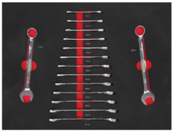 עגלת כלים 7 מגירות מאובזרת 290 כלים