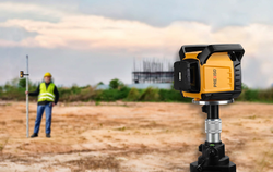 ערכת פלס לייזר מסתובב ירוק כולל רסיבר