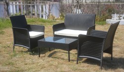 מערכת ישיבה ארבע חלקים בצבע אפור