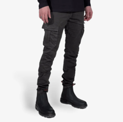 מכנסי דגמח לונדון בצבע אפור במידות שנות