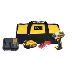 סט כלים מברגת אימפקט עם סוללה ומטען