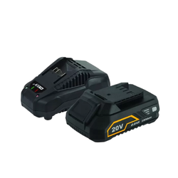 שואב אבק 20 ליטר נטען 20V + סוללה 2AH + מטען מהיר