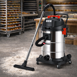 שואב אבק נירוסטה 80 ליטר יבש /רטוב 5400W