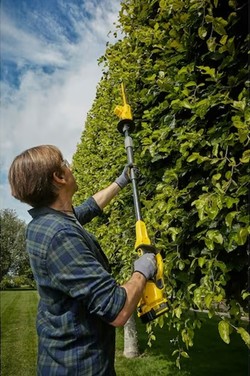 גוזם גדר 45 סמ + סוללה 4A ומטען 