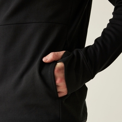 קפוצ'ון לגברים נוח ורך במיוחד עם גמישות ועמידות בצבע שחור