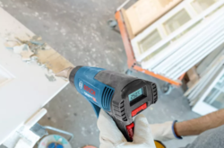 מפזר חום אקדח במזוודה + 2 אביזרים