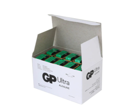 10 סוללות אולטרה אלקליין 9V 6LF22