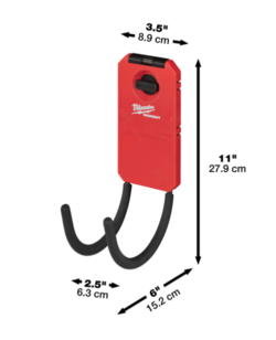 וו תלייה מעוקל 2 קוצים מסדרת PackOut 