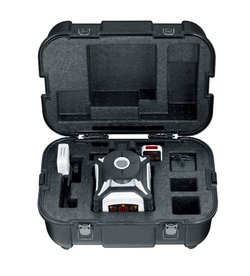 לייזר מסתובב קרן אדומה + חצובה 2.6 מטר ולוכד