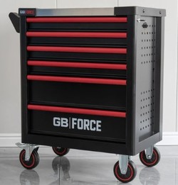 עגלת כלים מאובזרת 6 מגירות 290 חלקים