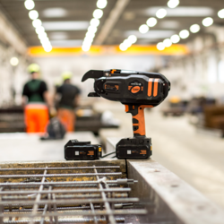 מכשיר לקשירת ברזל מכשיר לקשירת ברזל + זוג סוללות 4AH ומטען 