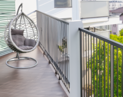 קונכייה יחיד צבע אפור עם כריות 