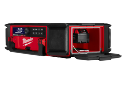 מערכת שמע נטענת 18V + שתי סוללות 5.0AH