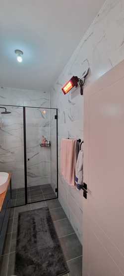  תנור אינפרא אדום 2000W לבן מט