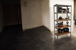 כוננית מודולרית 5 מדפים צבע אפור