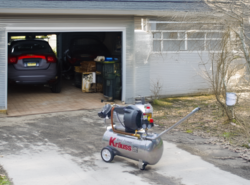 מדחס / קומפרסור מקצועי 50 ליטר 3 כ ס 2 ראשים