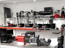 מכונת חיתוך ברזל בניין – ניידת 