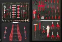 עגלת כלים מאובזרת 6 מגירות 290 חלקים