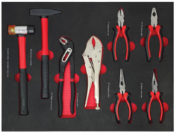 עגלת כלים 7 מגירות מאובזרת 290 כלים