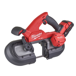 סט מסור סרט קומפקטי 85 ממ 18V עם זוג סוללות 5.0AH מטען ותיק נשיאה