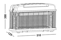 קטלן יתושים 36W MONSTER