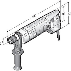 מקדחת ליבה ידנית עד 16 ממ