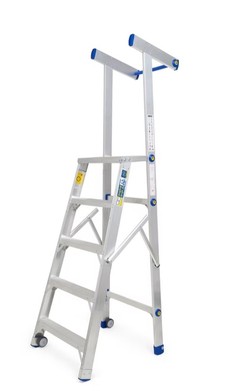 סולם אלומיניום משענת 7 שלבים 
